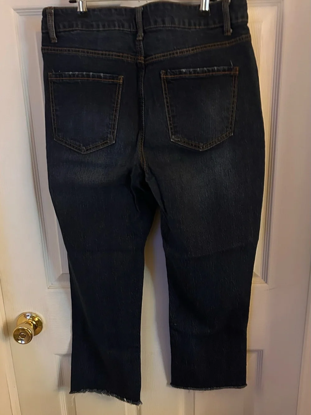 Time and Tru Dark Blue High-Rise Ankle Jeans - Picture 8 of 9
